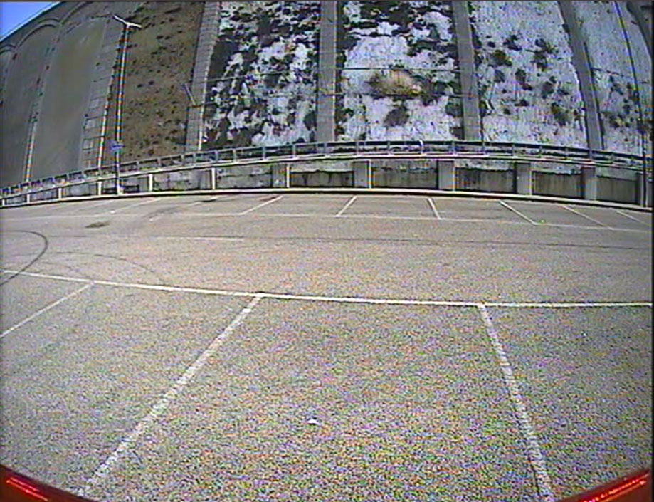 Black Reverse Camera - Sony CCD - Stainless Steel Bracket - RCA (Phono)