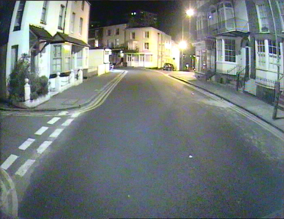 Black Reverse Camera - Sony CCD - Stainless Steel Bracket - RCA (Phono)