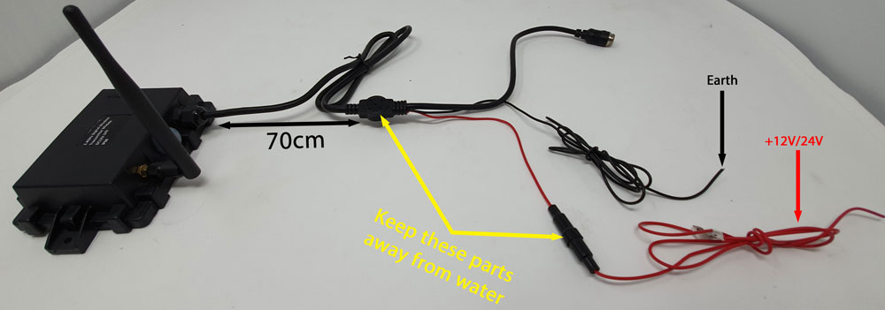 Digital Wireless Reversing Camera Bridge | Transmitter (TX) and Receiver (RX) | 60M Range | WB60TXRX
