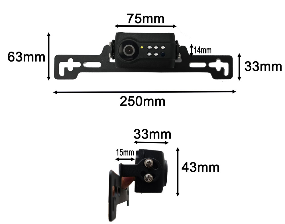 Number Plate 60M Digital Wireless Reversing Camera | 60M Range | WC6560
