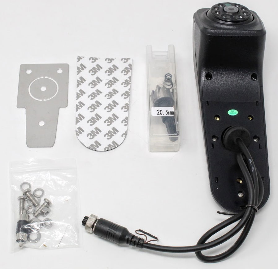 VW Volkswagen Crafter (2017+) Brake Light Reversing Camera kit with 7" Mirror Display - PM39BLJ