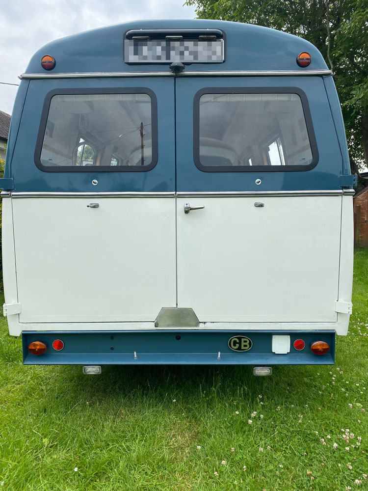 Installation photos of PM64B on a classic van