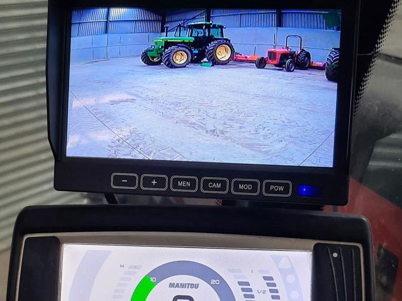 Installation photos of PM61 on an agricultural machine