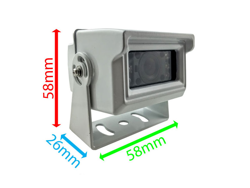 Sony CCD Compact White Bracket Wireless Reverse Camera Kit with 7" monitor | DW66W