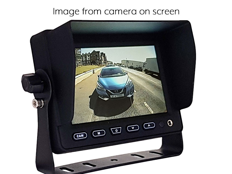 Compact Sony CCD Bracket Reversing Camera Kit with 5" Dash Monitor - PM56