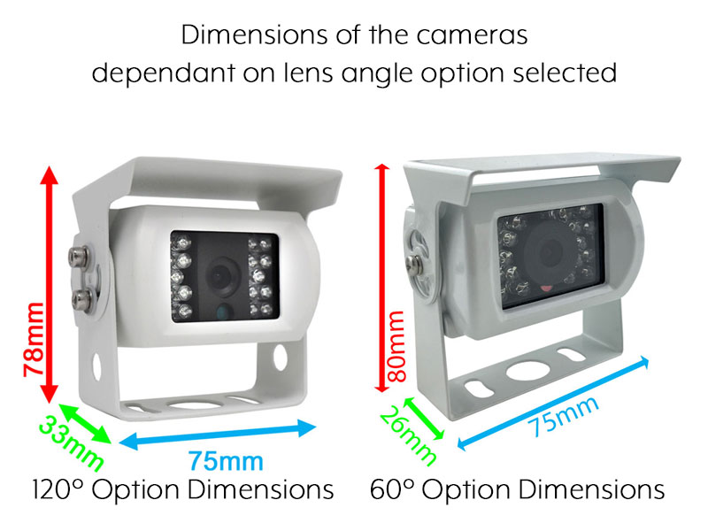 Sony CCD White Bracket Wireless Reverse / Rear View Camera with 5" monitor | DW11W