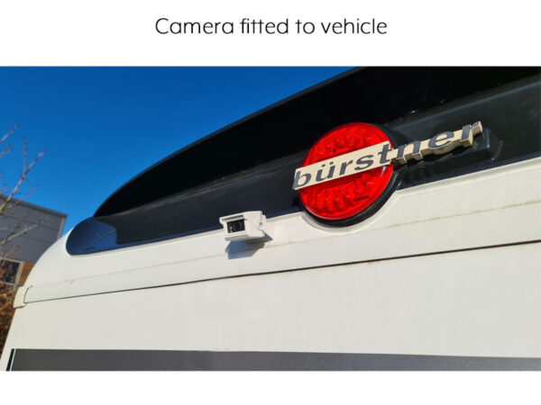 7" Mirror Monitor + Sony CCD White Compact Bracket Reversing Camera Kit - PM36W