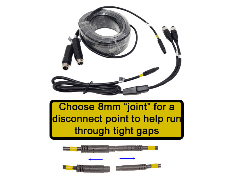 Twin-Lens Reversing & Driving Camera Kit with 7″ Dash Monitor – Sony CCD or 1080P High Definition Camera | PM63B