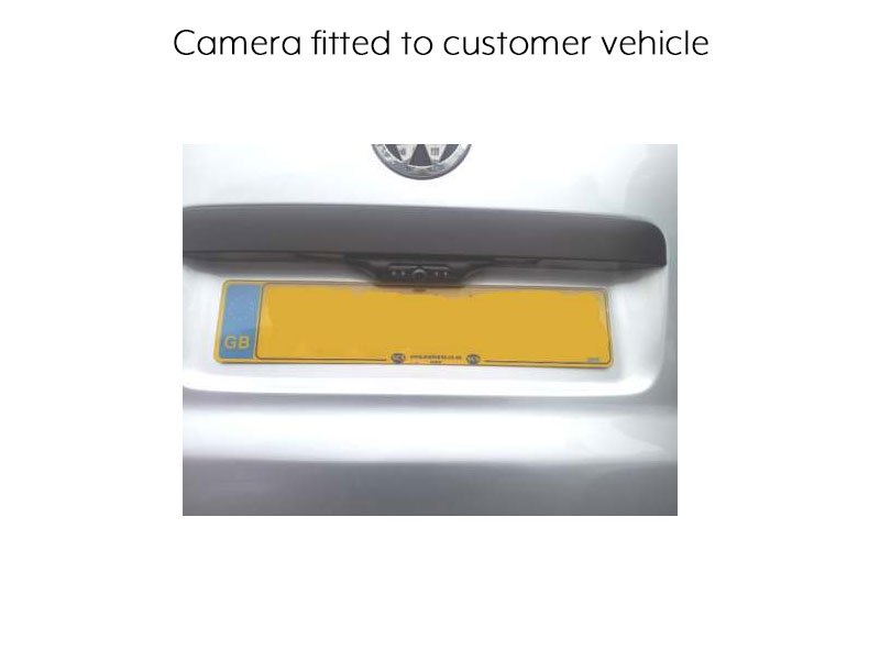 Numberplate Reversing Camera Kit with 7″ Dash Monitor – 600TVL or 1080P High Definition Camera | PM65