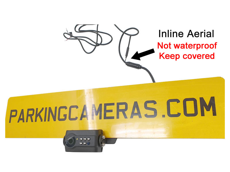 Number Plate Wireless Reversing Camera System with 7" monitor | DW60B