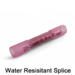 Water Resistant Butt Splice Heat Shrinkable Red Crimp Connector | ACC1791