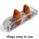 Wago Inline Splice Connector with lever lock and transparent body | ACC221-1 / 221-2411