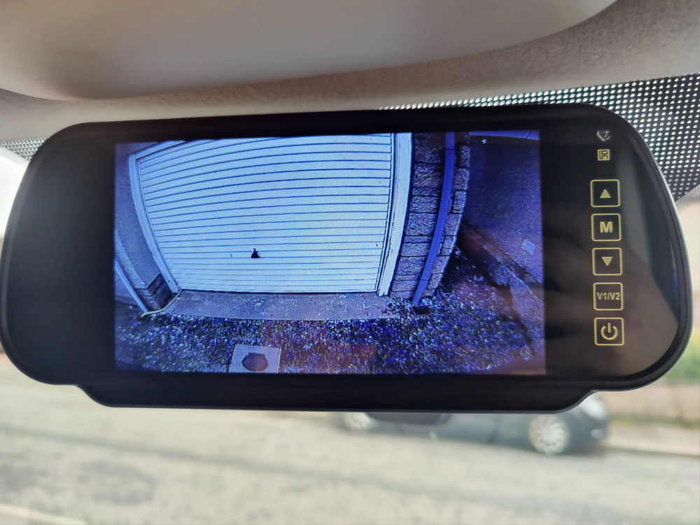 Brake Light Camera fitted to a Ford Transit Connect