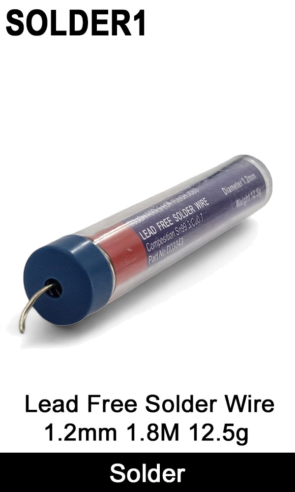 Lead Free Solder Wire 1.2mm 12.5g 1.8M | SOLDER1