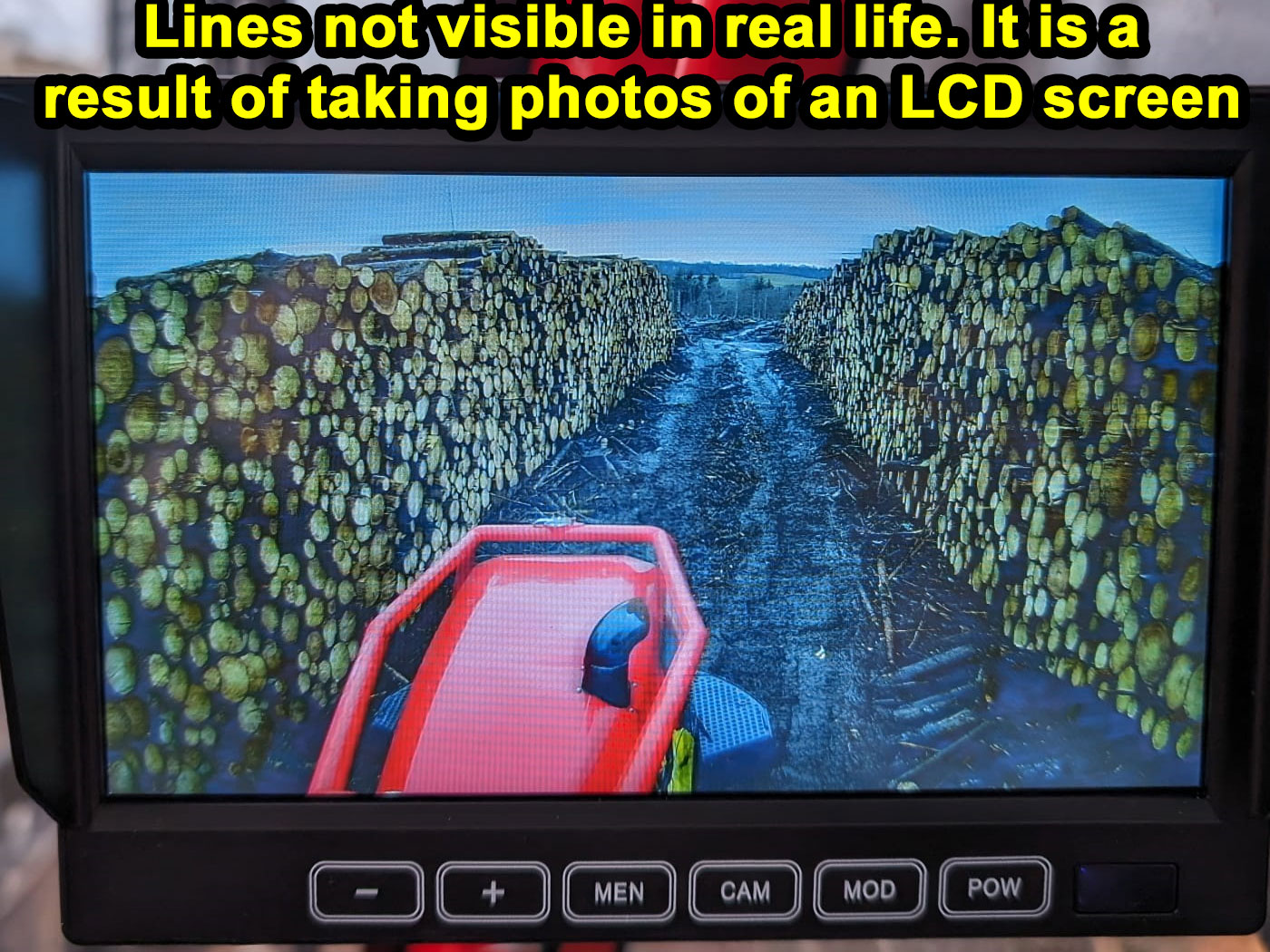 Customer upgrade of their always on machinery camera before/after