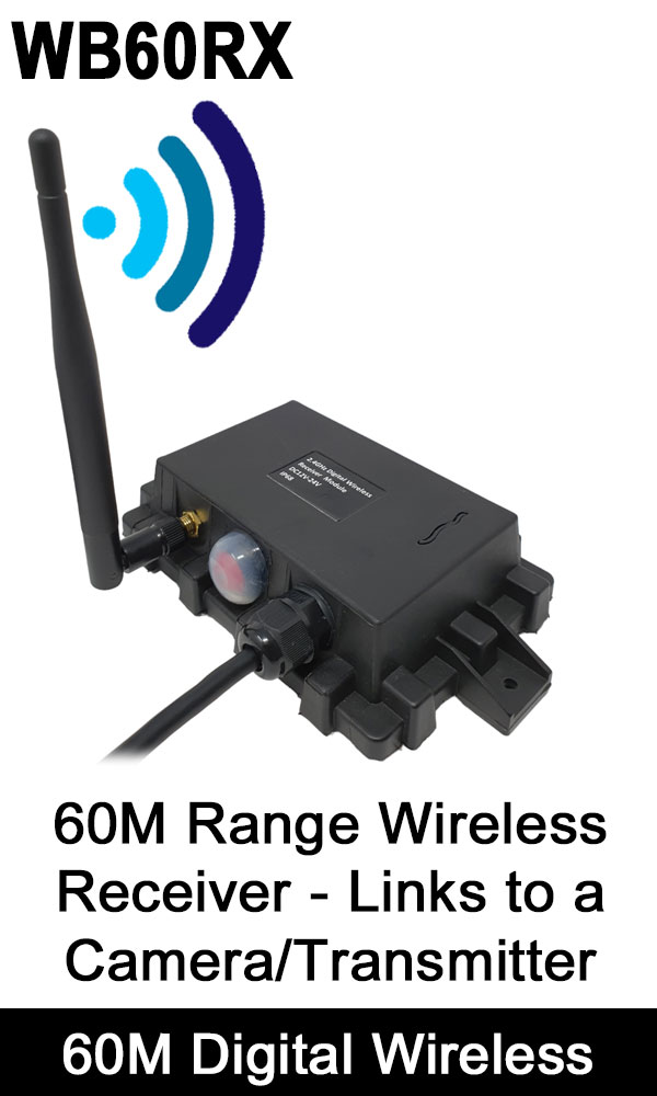 Digital Wireless Reversing Camera Bridge | Receiver (RX) | 60M Range | WB60RX