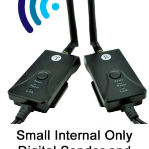 Small Indoor Only 40M Digital Wireless Link/Bridge for reversing camera 12V/24V | ACC DW5