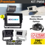 Compact Sony CCD Bracket Reversing Camera Kit with 5" Dash Monitor - PM56