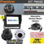 Sony CCD Dome Reversing Camera Kit with 5" Dash Monitor - PM59D