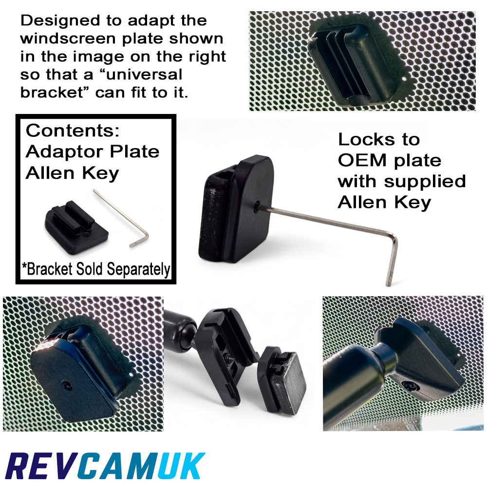 Windscreen Adaptor Plate for some Mercedes / Renault / Vauxhall / Nissan vehicles  | MP42