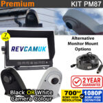 7" Heavy Duty Dash Display + Roof Mounted Reversing Camera Kit - PM87