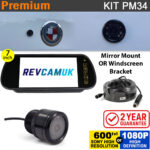 Bullet/Bumper Reversing Camera Kit with Mirror Monitor | PM34