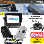 Sony CCD Roof Mount Overhang Van Reversing Camera Kit with 5" Dash Monitor - PM57