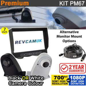 Overhang Roof Mounted Reversing Camera Kit with 7" Monitor | Sony CCD or AHD Option | PM67