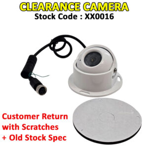 Sharp CCD Dome Reversing Camera – White – Clearance