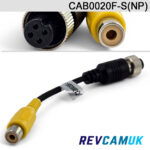 4 Pin (Female) to RCA/Phono reverse camera adaptor cable | CAB0020F-S(NP)