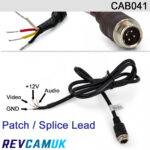 CAB041 - 4 Pin Male to bare wires - For soldering on to existing leads