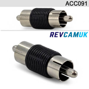 M / M Male to Male Phono Coupler Adaptor to convert a Female/Socket to a Male/Plug | ACC091