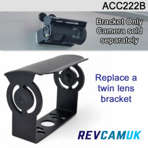 Black Painted Stainless Steel Bracket to fit the twin lens camera | ACC222B