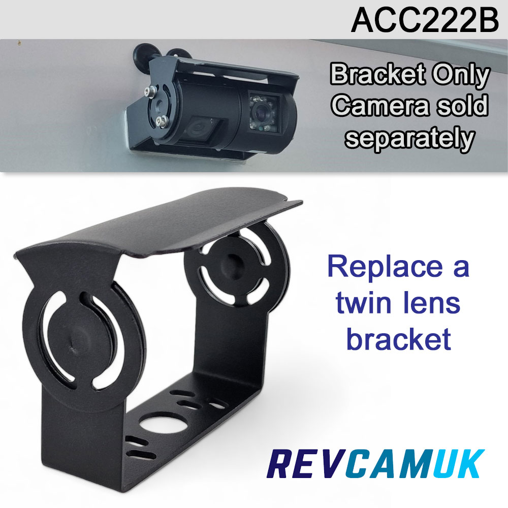 Black Painted Stainless Steel Bracket to fit the twin lens camera | ACC222B