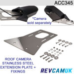 ACC345 - Stainless Steel Extension Plate For Our Roof Mount Overhang Reversing Camera