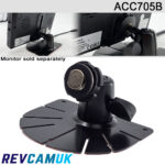 Heavy Duty Metal Dashboard Mount Bracket for Reverse Camera Monitor | ACC705B