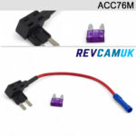 Piggyback Fuse Holder - Mini Blade with 3amp fuse | ACC76M