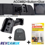 Universal Windscreen Bracket Mount with Button Glue for Mirror Monitor | ACCMB2+BUTTON+GLUE