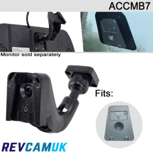 Fiat Ducato, Peugeot Boxer, Citroen Relay, Iveco Daily Swan Neck Mirror Monitor Bracket Mount | ACCMB7