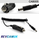Lighter Plug Supply to 2.1mm/5.5mm DC power plug connector | CAB005