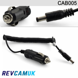 Lighter Plug Supply to 2.1mm/5.5mm DC power plug connector | CAB005