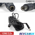 10M DC Power Extension 2.1mm/5.5mm (most commonly used for reversing camera power sockets) | CAB010