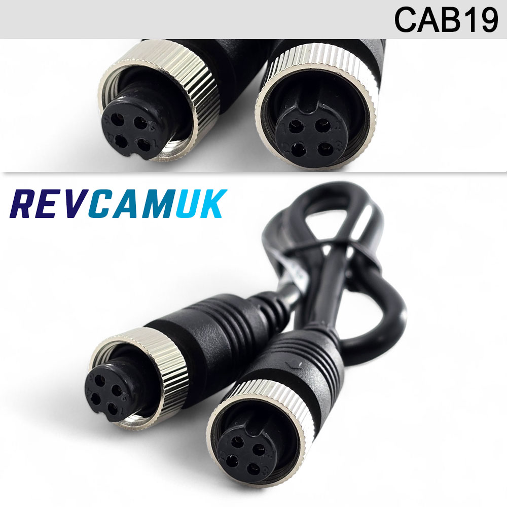 Female to Female 4 pin Gender changing cable (converts male 4 pin to female 4 pin) | CAB19