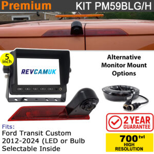 Ford Transit Custom 2012–2024 Brake Light Reversing Camera Kit (LED or Bulb) | PM59BLH / PM59BLG