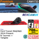 Ford Transit Brake Light Reversing Camera for 2014+ vans | CAM1733