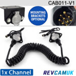 1 Channel Heavy Duty Suzie Trailer Link for reversing camera | CAB011-V1