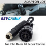 John Deere 6R camera 7 Pin John Deere AMP Plug Reversing Camera Adaptor Cable - Adaptor-JD1