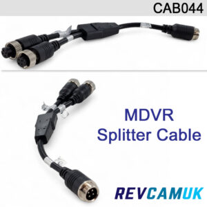 Splits a feed from one camera in to two feeds for separate monitors / MDVR | CAB044