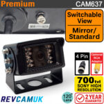 Mirror / Normal Switchable Bracket Reversing Camera - Sony CCD