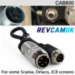 Scania / Orlaco / Famos Monitor Reversing Camera Adaptor Cable - CAB600